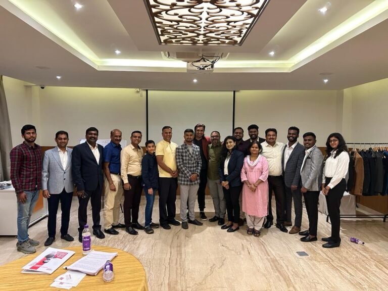 Business owners after a business system workshop with Bilal Siddiqui